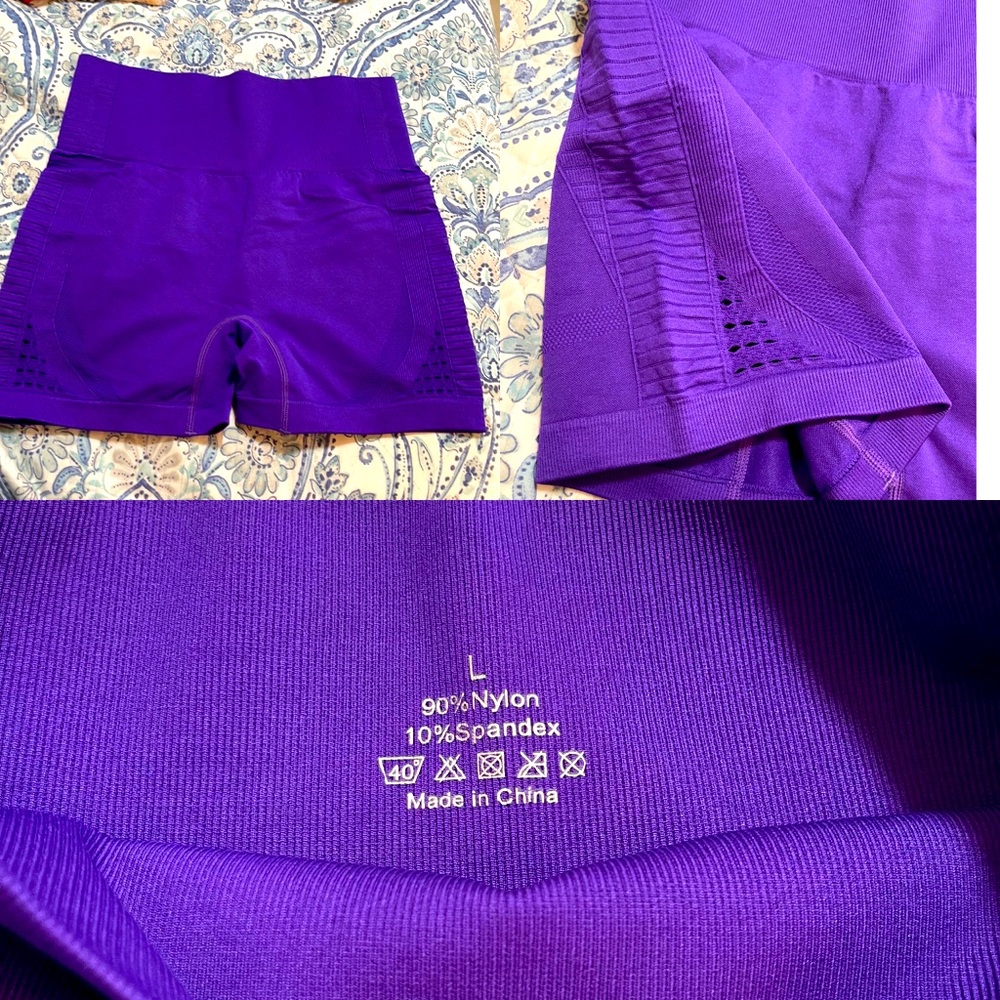 beautiful purple shorts